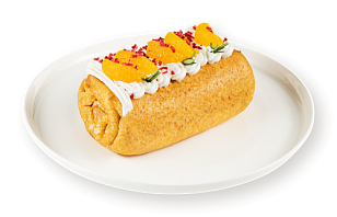 Торт бенто блинный Азия с малиной с юдзу